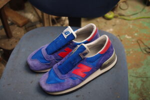 【実例レポート】New Balance 990のシュータンがペコペコに！加水分解によるスポンジ劣化を修理で完全復活させた方法